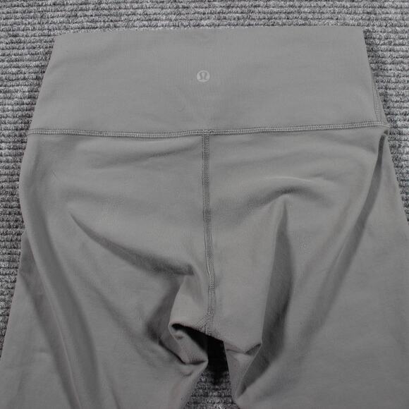 Lululemon Leggings Womens 8 Gray High Rise 7/8 Cropped - Picture 6 of 8